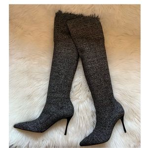 NWT Tabitha Simmons sparkly over the knee boots